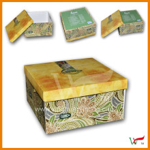 Folding Shoe Box Custom Printed Corrugated Paper Packaging Box